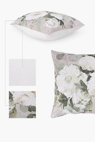 Printed Floral Scatter Cushion Cover 60x60cm