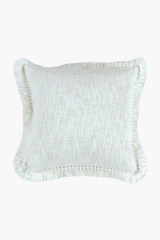 Edge Fray Scatter Cushion, 50x50cm