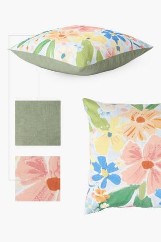 Printed Heloise Floral Scatter Cushion 50x50cm