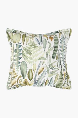 Printed Meranti Leaf Scatter Cushion 55x55cm