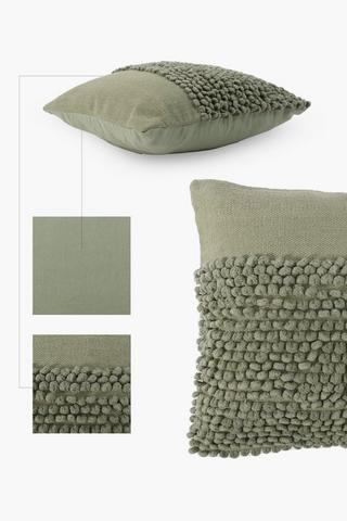 Textured Bobble Panel Scatter Cushion 50x50cm