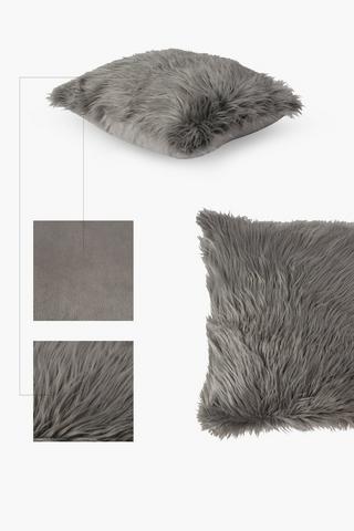 Faux Fur Scatter Cushion, 50x50cm