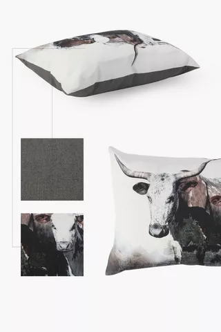 Digital Print Nguni Tribe Scatter Cushion, 40x60cm