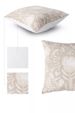 Printed Honey Floral Scatter Cushion Cover, 60x60cm