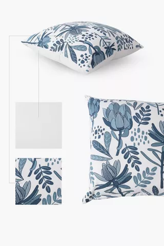 2 Pack Protea Field Scatter Cushion Covers, 45x45cm