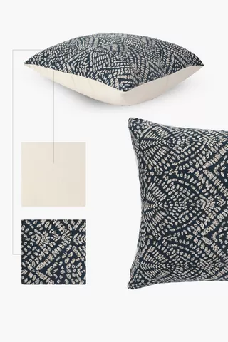 Jacquard Geometric Scatter Cushion, 60x60cm