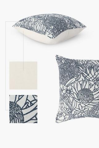 Jacquard Protea Scatter Cushion 60x60cm