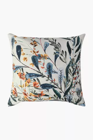 Printed Swaying Leaves Scatter Cushion, 50x50cm