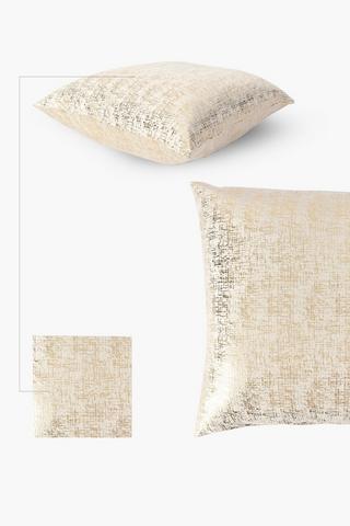 Velvet Fleck Scatter Cushion, 50x50cm