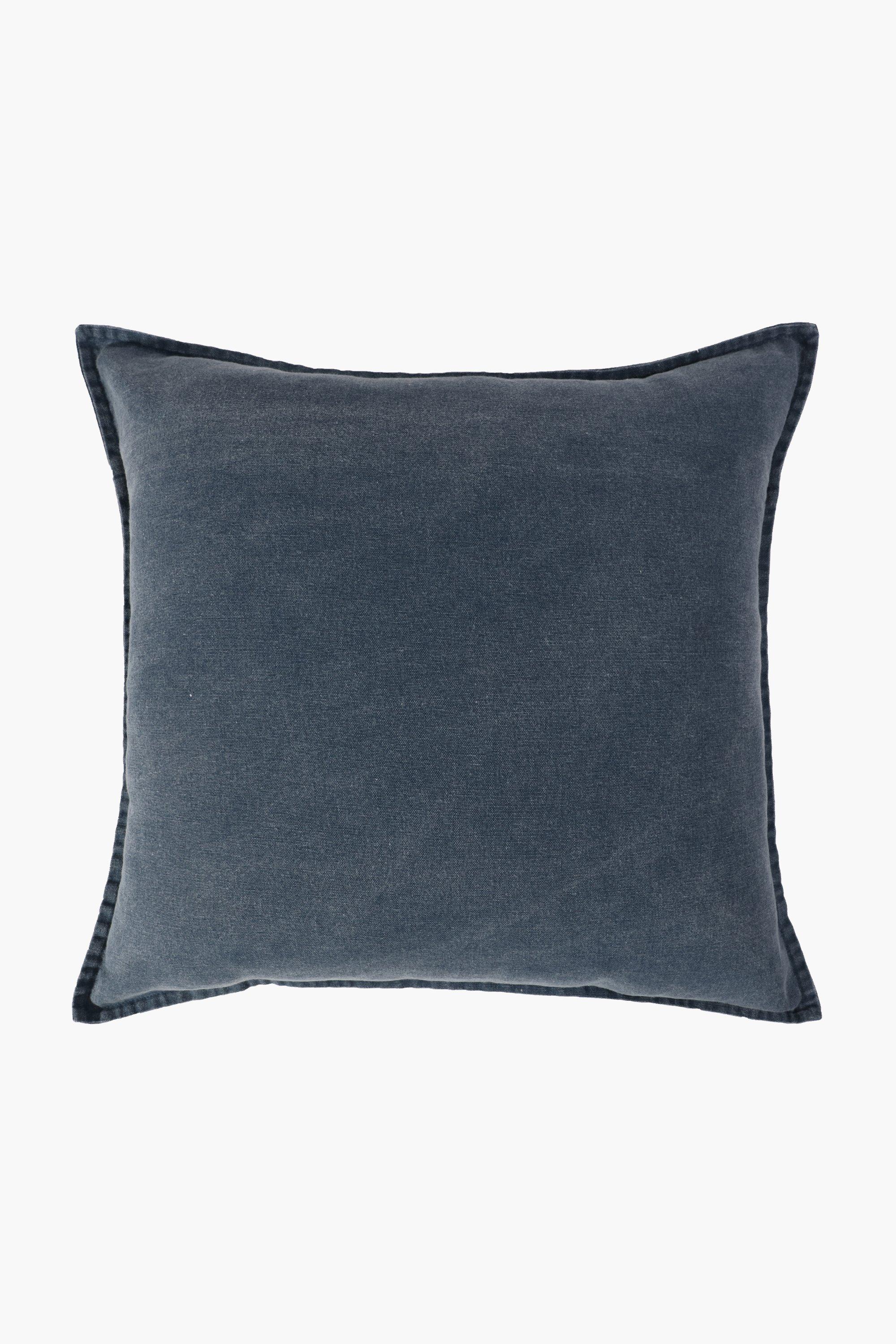 Plain Wash Scatter Cushion Cover, 55x55cm
