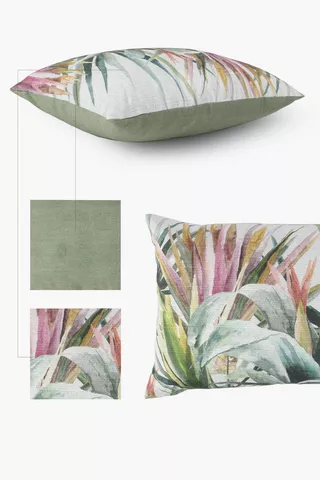 Printed Sutherland Succulent Scatter Cushion 40x60cm