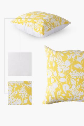 Printed Silo Floral Scatter Cushion, 45x45cm