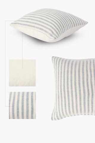 3 Pack Textured Scatter Cushion Covers, 45x45cm