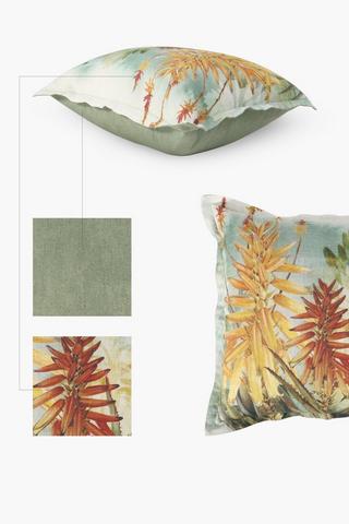 Printed Aloe Scatter Cushion 55x55cm