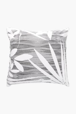 Printed Zuri Leaf Scatter Cushion Cover 60x60cm