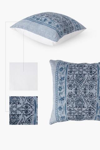 2 Pack Flower Panel Scatter Cushion Covers, 45x45cm
