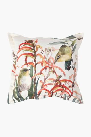 Printed Honey Bird Scatter Cushion 55x55cm