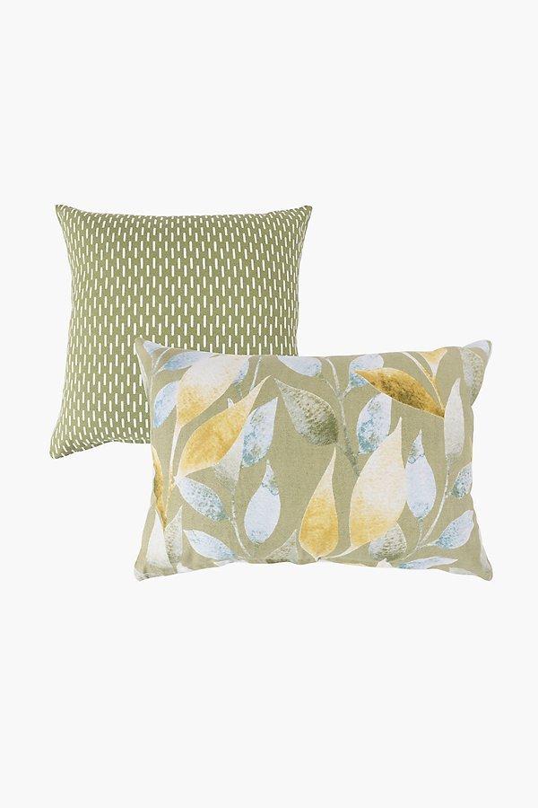 2 Pack Geo Floral Scatter Cushion Covers