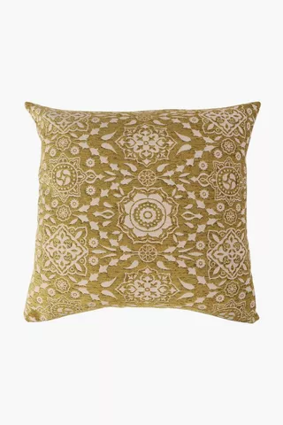 Chenille Damask Scatter Cushion, 60x60cm