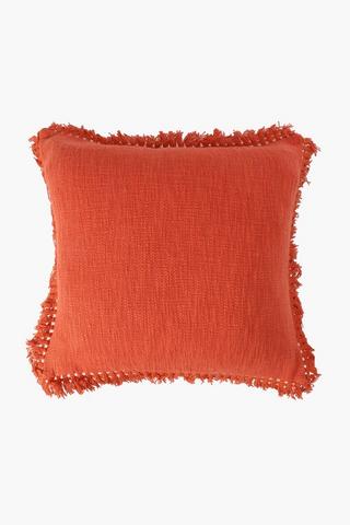 Edge Fray Scatter Cushion, 50x50cm