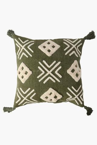 Embroidered Heritage Scatter Cushion, 50x50cm