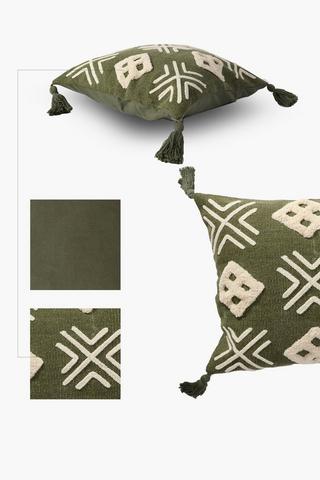 Embroidered Heritage Scatter Cushion, 50x50cm