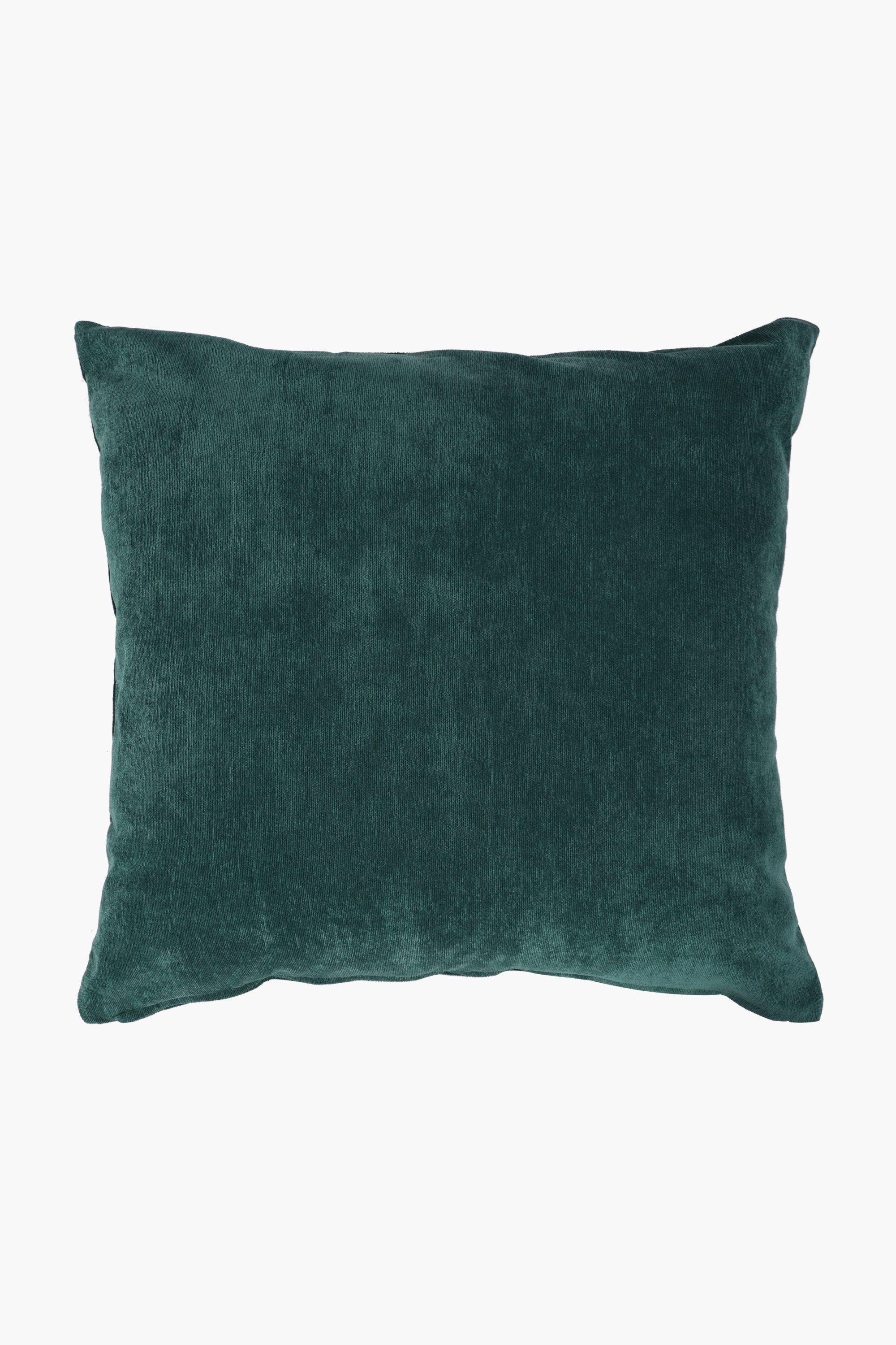 Textured White Ribbed Scatter Cushion 50x50 cm