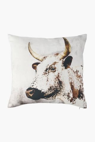 Printed Berg Nguni Scatter Cushion 50x50cm