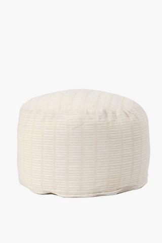 Jacquard Grid Pouffe 50cm