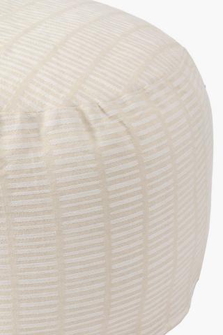 Jacquard Grid Pouffe 50cm