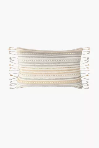 Jacquard Stripe Scatter Cushion, 40x60cm