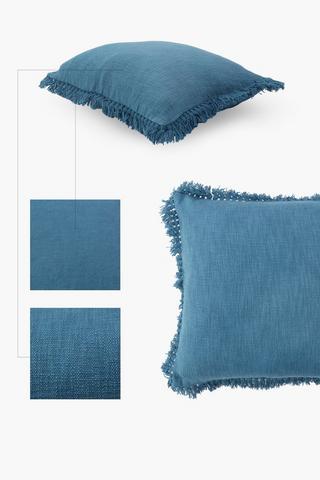Edge Fray Scatter Cushion, 50x50cm