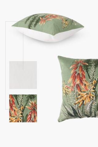 Printed Aloe Scatter Cushion Cover 50x50cm