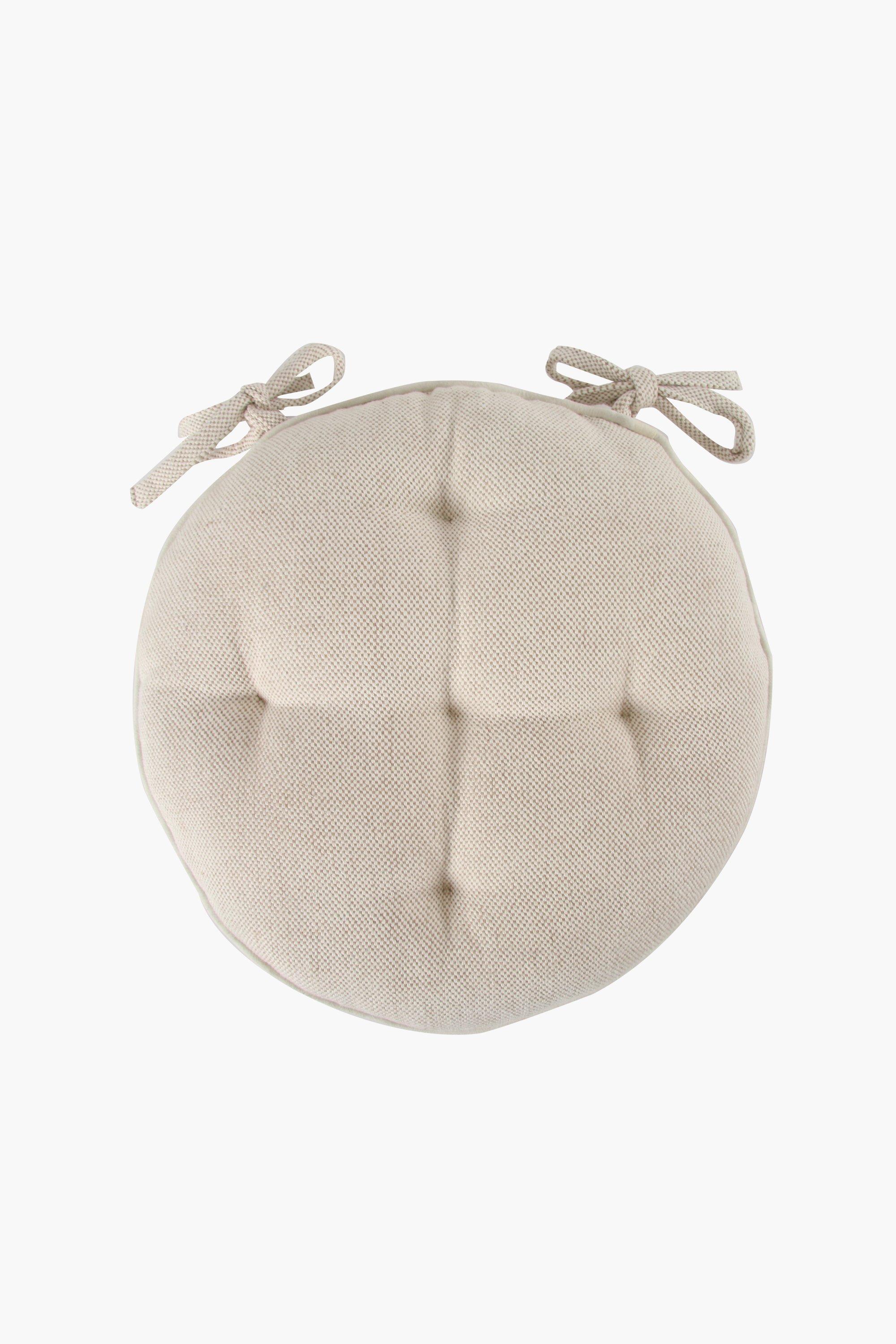 Cotton 40x40cm Round Chair Pad