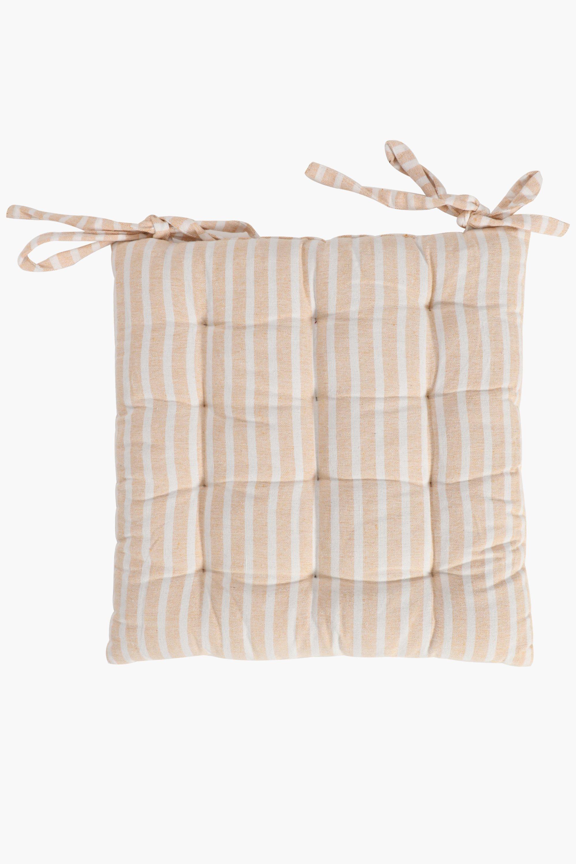 Classic Stripe Chair Pad, 40x40cm