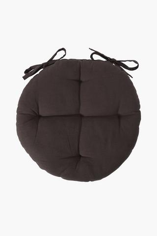 Plain Round Chair Pad, 40cm
