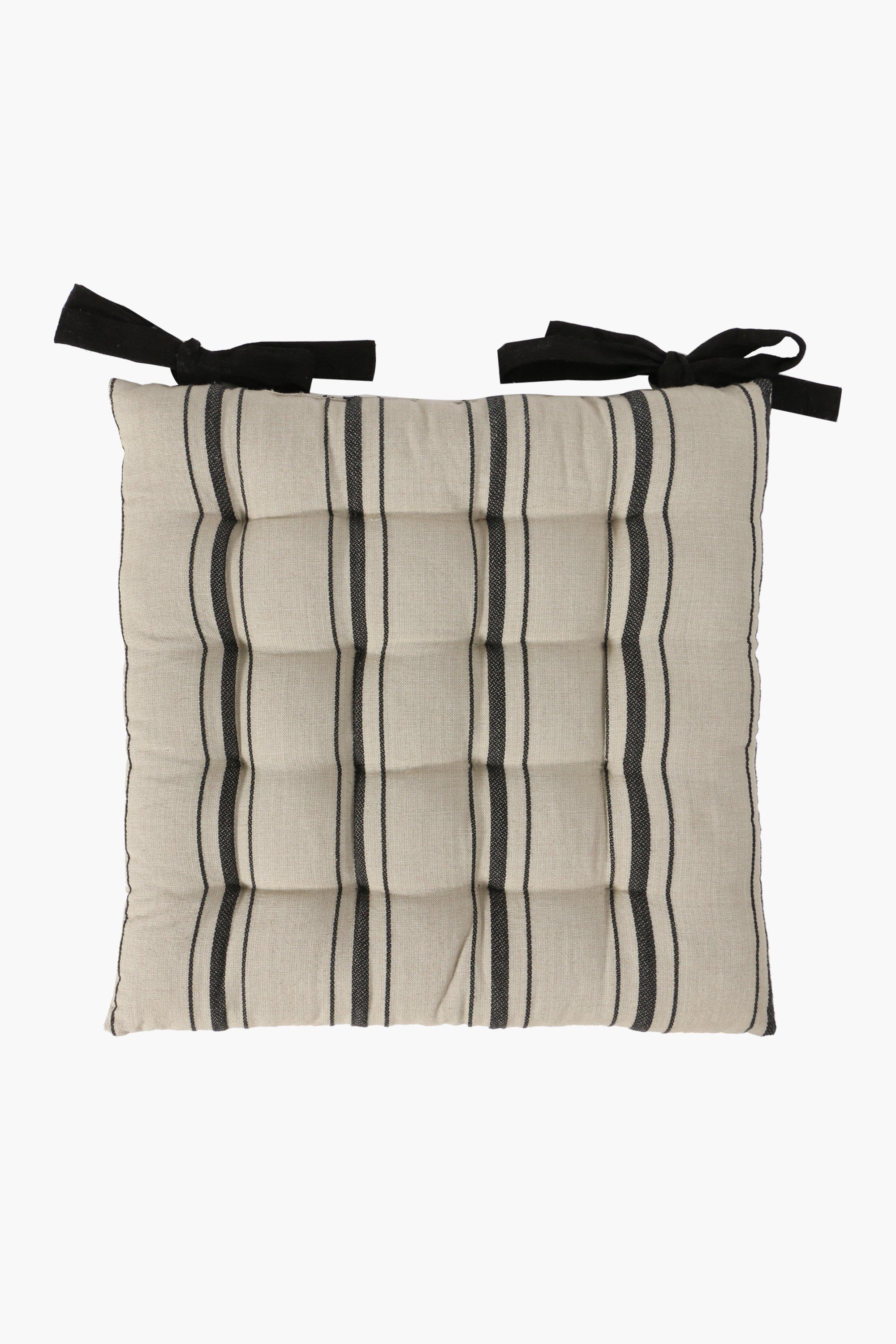 Jacquard Cannes Stripe Chair Pad 40x40cm