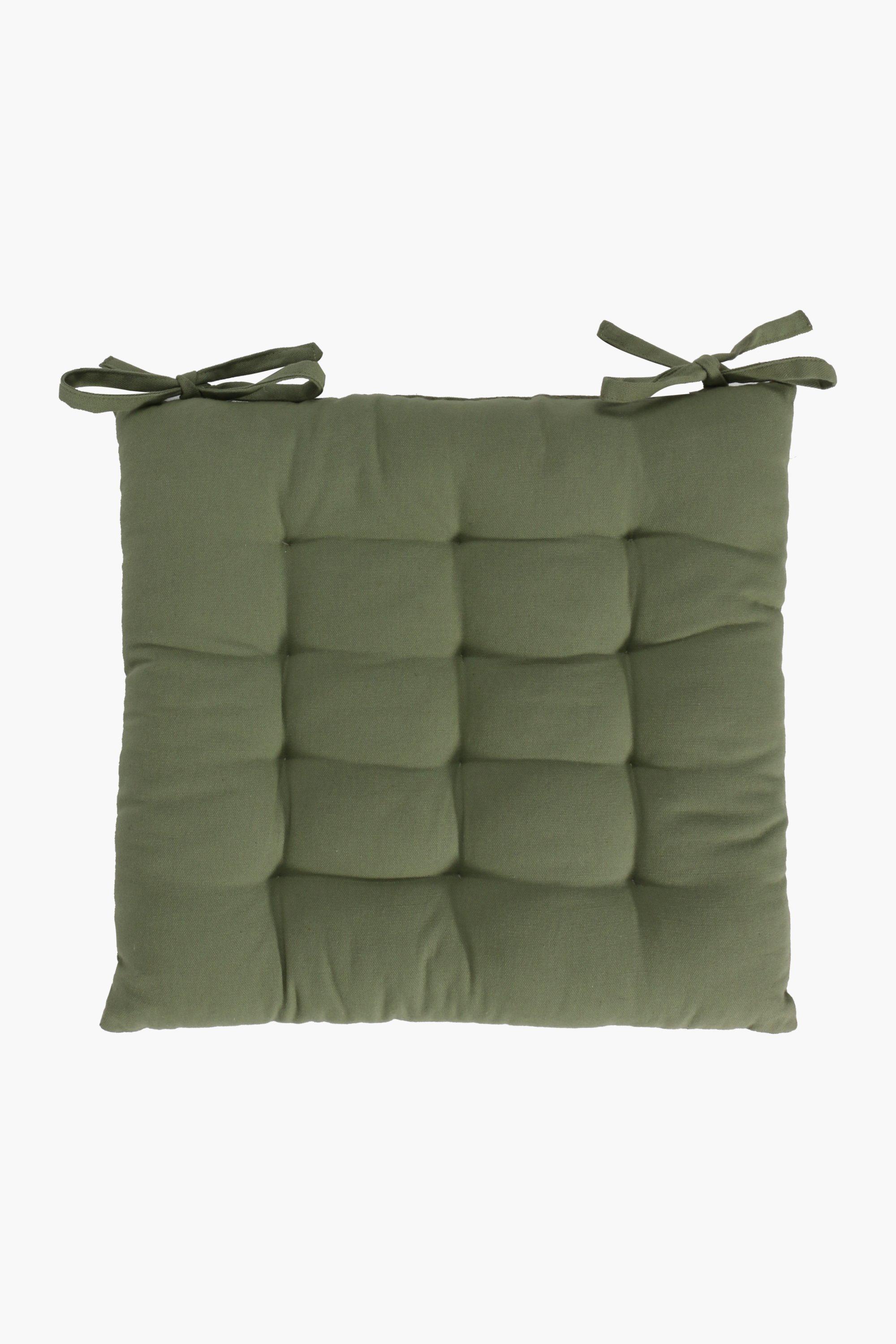 Plain Cotton Chair Pad 40x40cm