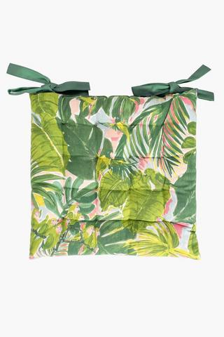 Printed Magona Leaf Chair Pad 40x40cm
