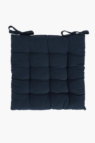 Plain Cotton Chair Pad 40x40cm