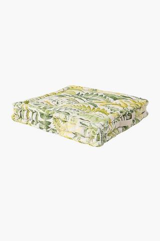 Printed Meranti Leaf Mattress Cushion 50x50x10cm
