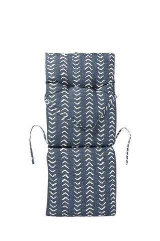 Slub Print Patio Lounger 46x110cm