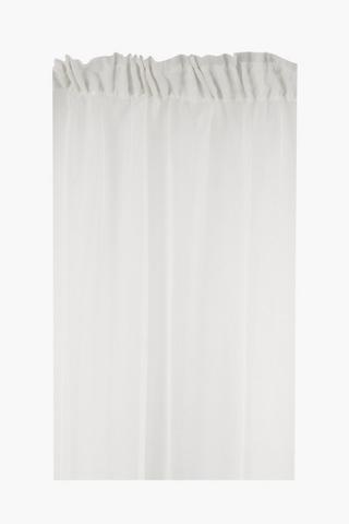 Sheer Voile 290x218cm Taped Curtain