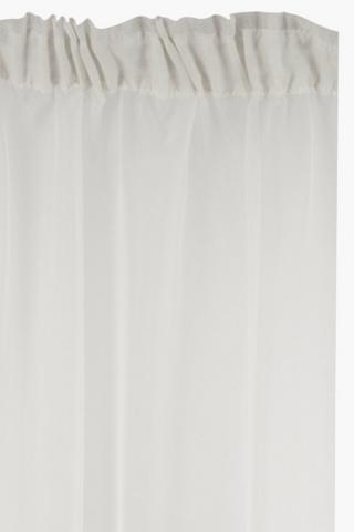 Sheer Voile 290x218cm Taped Curtain