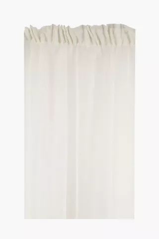Sheer Voile Taped Curtain, 490x218cm