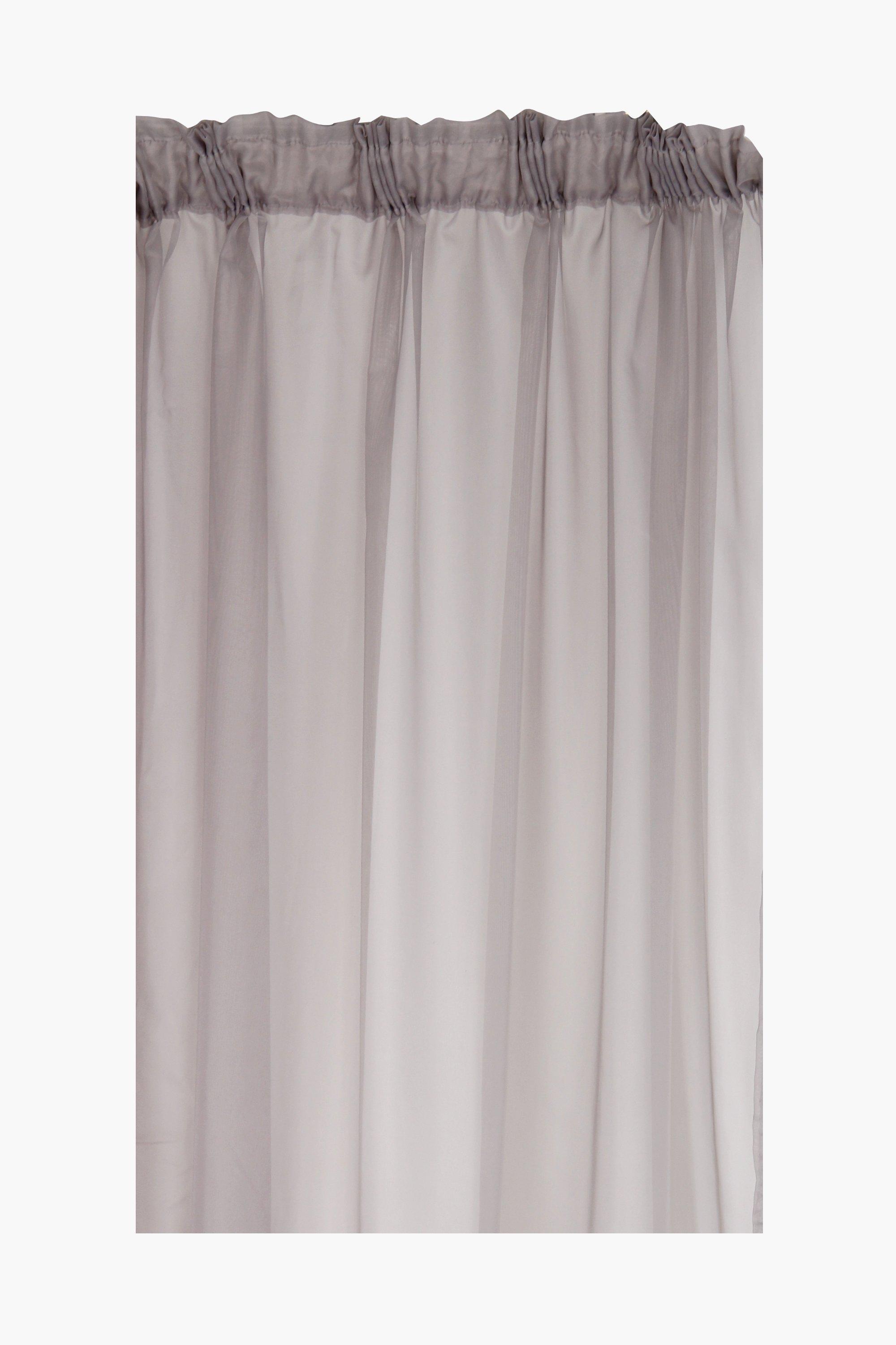 Taped Unlined Sheer Voile Curtain main image 0