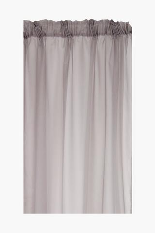 Sheer Voile 290x218cm Taped Curtain