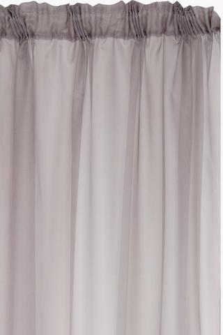Sheer Voile 290x218cm Taped Curtain