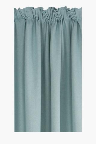 Lucca Block Out 270x218cm Taped Curtain