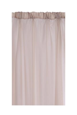 Sheer Voile 290x218cm Taped Curtain